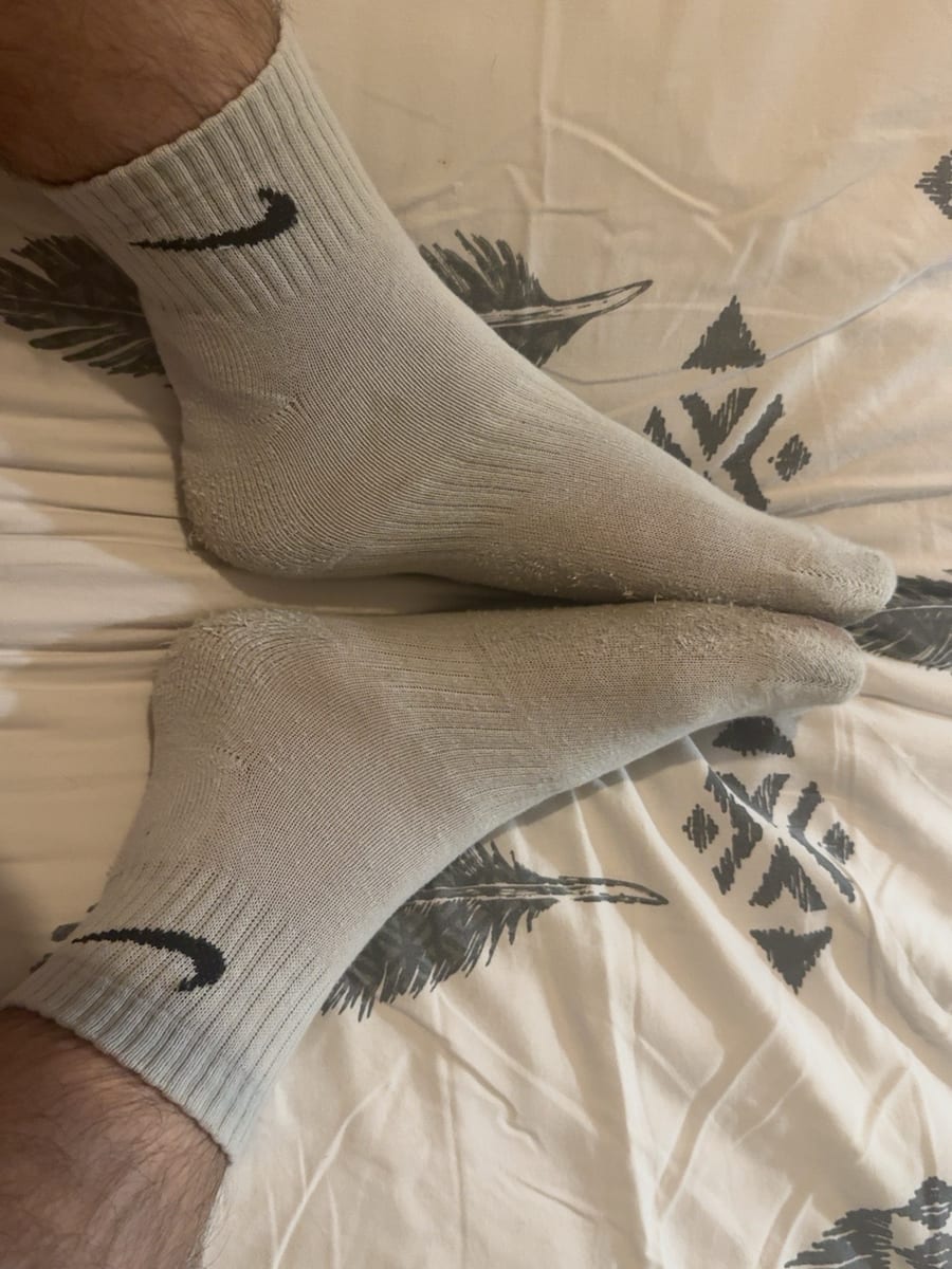 Chaussettes homme portées – pointure 41